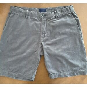 DEKE Galaxy Bermuda Shorts Men 32  Gray TWILL  Stretch MSRP $148